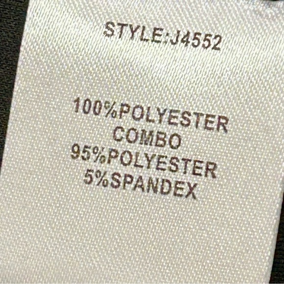 Solo Moda Black & Red Zip Front Jacket – Size 4 - Picture 5 of 5